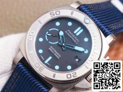 Panerai Submersible PAM00985 VS Factory 1:1 Best Edition Black Dial Swiss P.9010 - Image 7