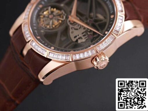 Roger Dubuis Excalibur RDDBEX0404 1:1 Best Edition JB Factory V3 Rose Gold Tourbillon Swiss RD505SQ - Image 7