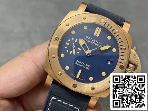 Panerai Submersible PAM01074 1:1 Best Edition VS Factory Blue Dial - Image 8