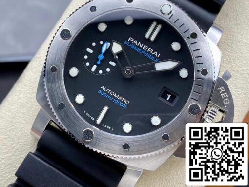 Panerai Submersible PAM01229 1:1 Best Edition VS Factory Black Dial - Image 8