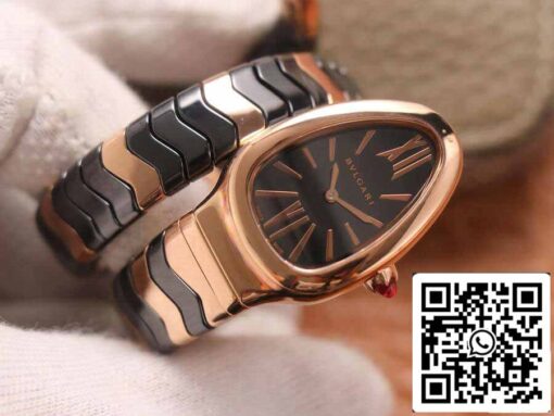 Bvlgari Serpenti 1:1 Best Edition BV Factory Rose Gold Case - Image 7