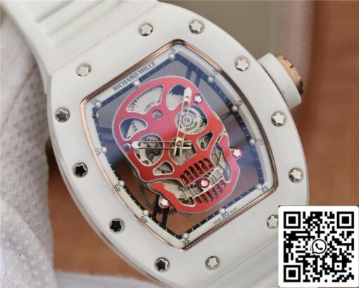 Richard Mille RM52-01 1:1 Best Edition KV Factory White Ceramic - Image 7