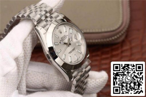 Rolex Datejust 116200 EW Factory Mechanical Watches 1:1 Best Edition Swiss ETA2836 Silver Dial — изображение 5