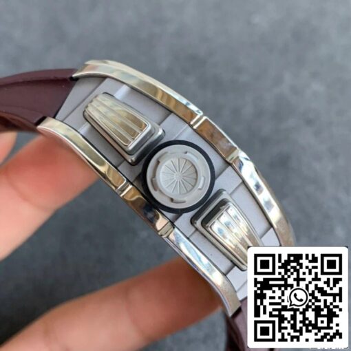 Richard Mille RM11 1:1 Best Edition KV Factory Titanium Brown Strap - Image 6