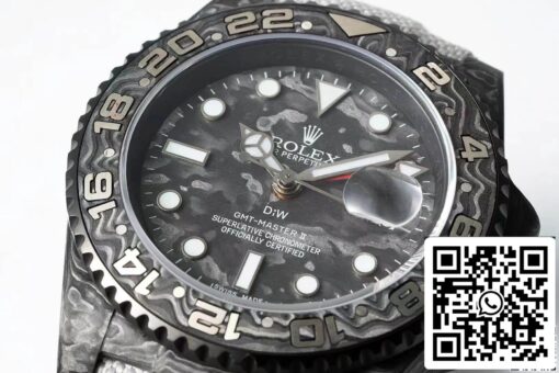 Rolex GMT-MASTER II Diw 1:1 Best Edition Carbon Fiber Fabric Strap - Image 6