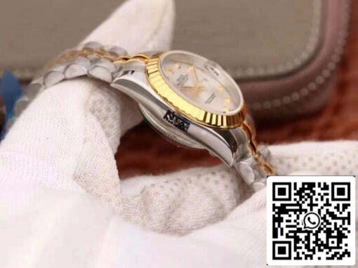 Rolex Lady Datejust 28MM 1:1 Best Edition Swiss Original Imported NH05 18K Gold Plated - Image 5