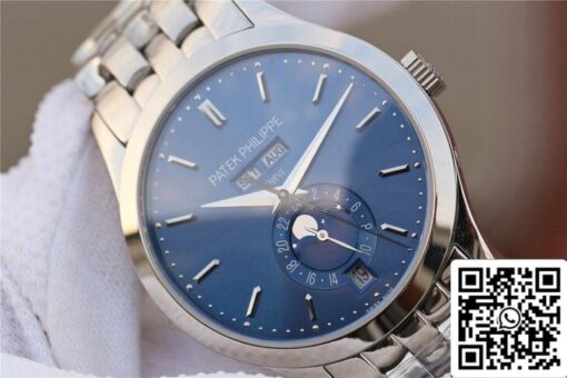 Patek Philippe Complications 5396/1G-001 1:1 Best Edition KM Factory White Gold Blue Dial - Image 10