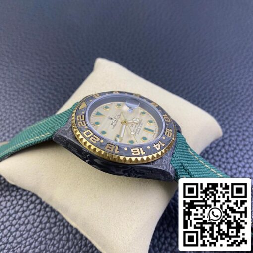 Rolex GMT-MASTER II Diw 1:1 Best Edition Green Fabric Strap - Image 8