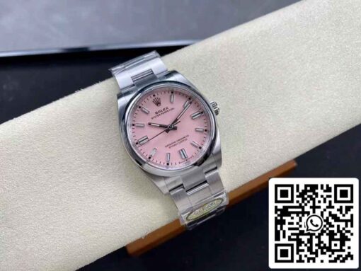 Replica Rolex Oyster Perpetual M126000-0008 36MM  Clean Factory Pink Dial - Imagen 5