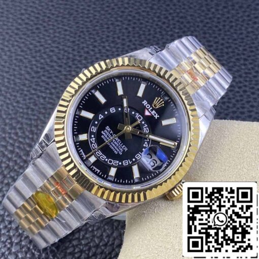 Rolex Sky Dweller M336933-0004 1:1 Best Edition Noob Factory V2 Black Dial - Image 8