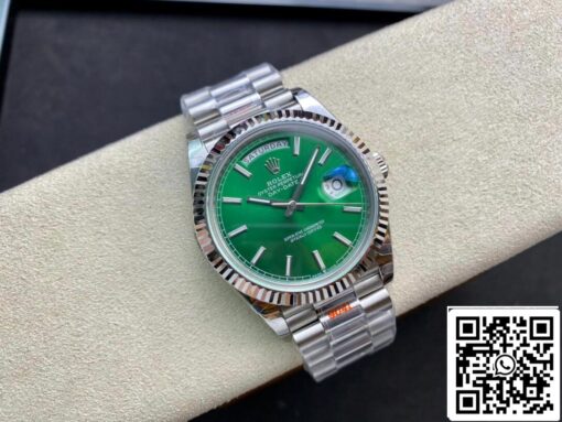 Rolex Day Date 40MM 1:1 Best Edition GM Factory Green Dial - 이미지 6