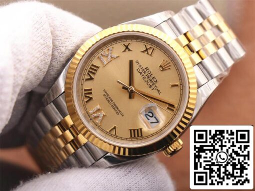 Rolex Datejust 126233 1:1 Best Edition EW Factory Gold Dial – Bild 7