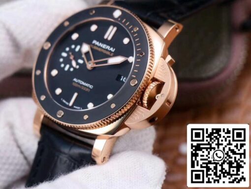 Panerai Submersible PAM00974 1:1 Best Edition VS Factory Rose Gold Swiss Movement - Image 6