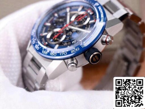 Tag Heuer Carrera Calibre Heuer 01 CAR201T.BA0766 Chronograph 1:1 Best Edition XF Factory Blue Dial Swiss Calibre 01 - Image 5