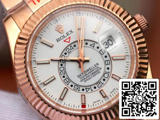 Rolex Sky Dweller M326935-0005 Best 1:1 Edition Noob Factory Rose gold - Image 7