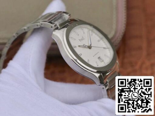 Piaget Polo’ S G0A41001 Stainless Steel 42mm MKS Factory 1:1 Best Edition Swiss ETA1110 White Textured Dial - Image 7