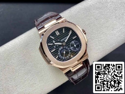 Patek Philippe Nautilus 5712 1:1 Best Edition GR Factory Leather Strap — изображение 7