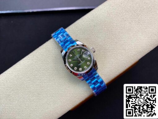 Rolex Datejust 28MM 1:1 Best Edition BP Factory Green Dial - Image 6