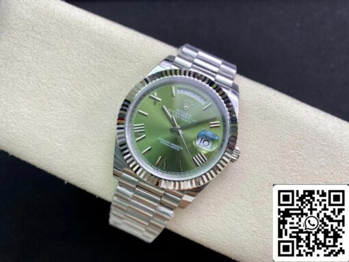 Rolex Day Date M228239-0033 1:1 Best Edition EW Factory Olive Green Dial - 이미지 7