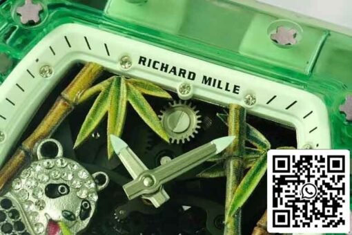 Richard Mille RM26-01 Tourbillon  Best 1:1 Edition RM Factory Green Transparent Case - Image 4