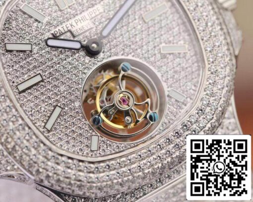 Patek Philippe Nautilus Tourbillon R8 Factory 1:1 Best Edition Swiss Hand-Winding Tourbillon Movement - Image 5