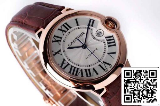 Replica Ballon Bleu De Cartier 42MM WGBB0030  AF Factory Rose Gold Case - Image 4