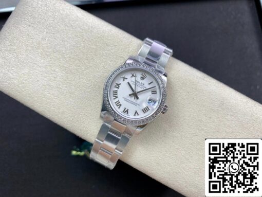 Rolex Datejust M278384RBR-0013 31MM 1:1 Best Edition EW Factory White Dial - Image 7