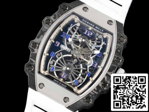 Richard Mille RM21-01 1:1 Best Edition RM Factory Tourbillon Carbon Fiber Bezel – Bild 7