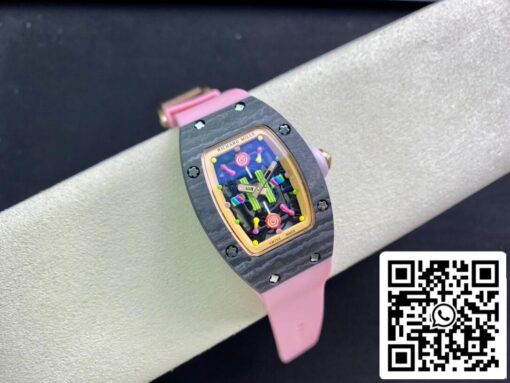 Richard Mille RM-07 Bon Bon 1:1 Best Edition RM Factory Pink Strap - Image 4