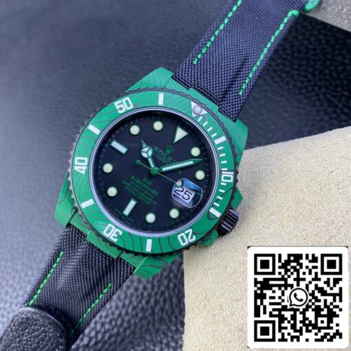 Replica Rolex Submariner VS Factory Green Carbon Fiber Bezel - Image 4