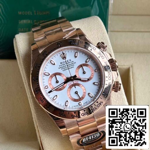 Replica Rolex Daytona M116505-0010  Best 1:1 Edition BT Factory Rose Gold - immagine 4