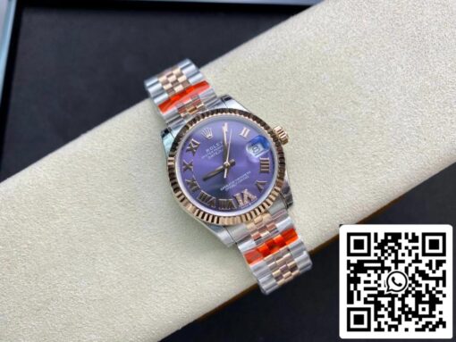 Rolex Datejust M278271-0020 1:1 Best Edition TW Factory Eggplant Purple Dial – Bild 7