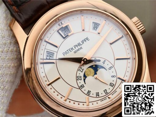 Patek Philippe Complications 5205R-001 1:1 Best Edition KM Factory Milky White Dial - Image 16