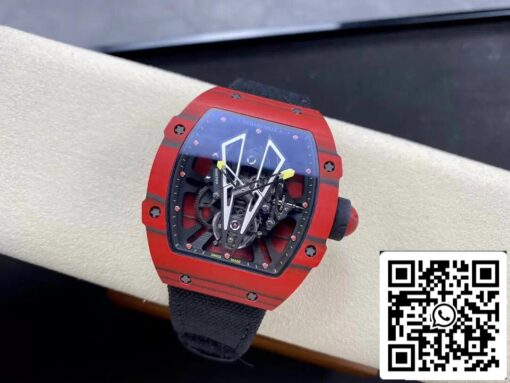 Richard Mille RM27-03 Tourbillon 1:1 Best Edition BBR Factory Red Carbon Fiber Case - Image 7