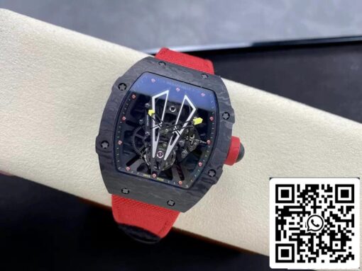 Richard Mille RM27-03 Tourbillon 1:1 Best Edition BBR Factory Black Carbon Fiber Case - Image 7