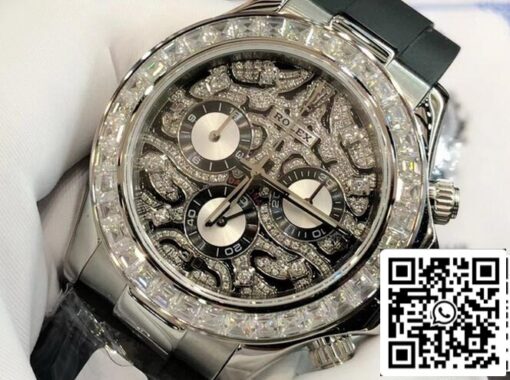 Rolex Cosmograph Daytona 116588 1:1 Best Edition Noob Factory Diamond Dial - Image 4