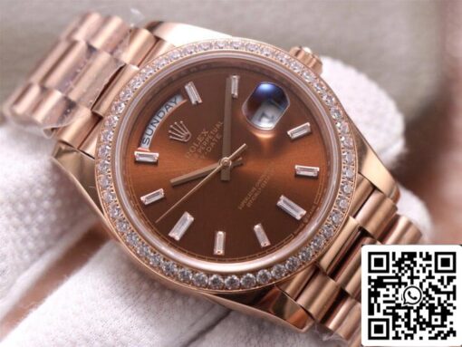 Rolex Day Date M228345RBR-0006 1:1 Best Edition EW Factory Rose Gold - 이미지 9