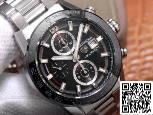 TAG Heuer Carrera CAR201Z.BA0714 1:1 Best Edition XF Factory Ceramic Bezel - Imagen 8