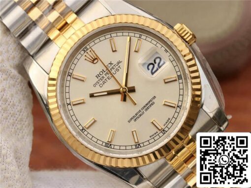 Rolex Datejust 116233 36mm Jubilee Strap AR Factory Yellow Gold - 이미지 8