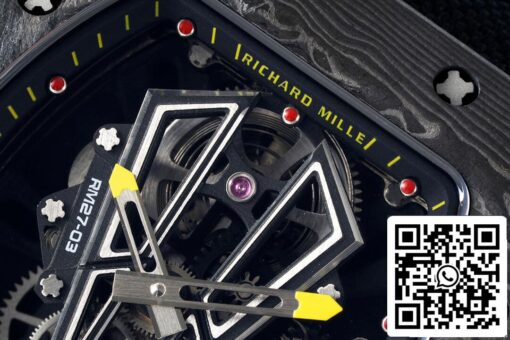 Richard Mille RM27-03 Rafael Nadal Tourbillon 1:1 Best Edition RM Factory Skeleton Dial - Image 7