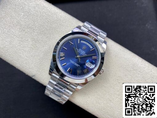 Rolex Day Date M228206-0015 1:1 Best Edition EW Factory Blue Dial – Image 7