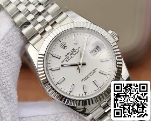 Rolex Datejust 36MM 1:1 Best Edition GM Factory White Dial - immagine 7