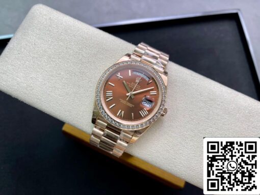 Rolex Day Date M228345RBR-0009 1:1 Best Edition EW Factory Brown Dial - 이미지 7