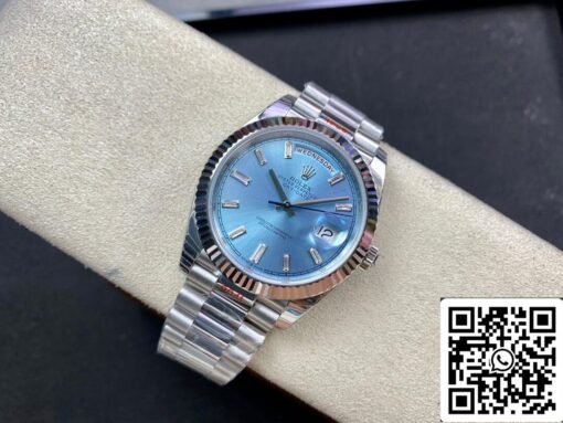 Rolex Day Date M228236-0006 1:1 Best Edition EW Factory Ice Blue Dial - 이미지 2