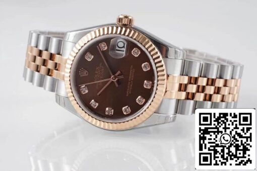 Rolex Datejust m278271-0028 1:1 Best Edition GS Factory Brown Dial — изображение 7