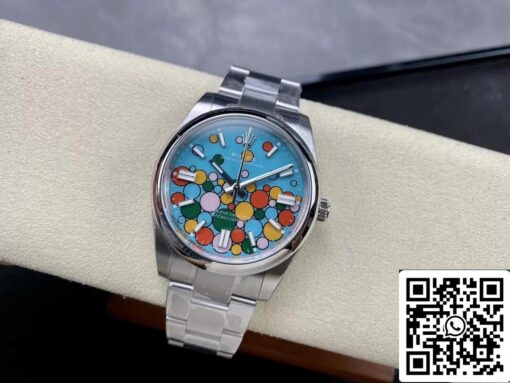 Rolex Oyster Perpetual M124300-0008 41MM 1:1 Best Edition EW Factory Turquoise Blue Dial - 이미지 7