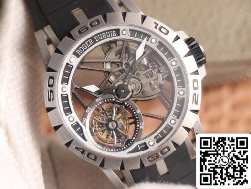 Roger Dubuis Excalibur Spidr RDDBEX0479 1:1 Best Edition JB Factory Tourbillon Black Strap - Image 7