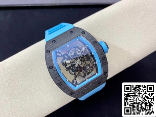 Richard Mille RM-055 1:1 Best Edition BBR Factory Blue Strap - Image 7