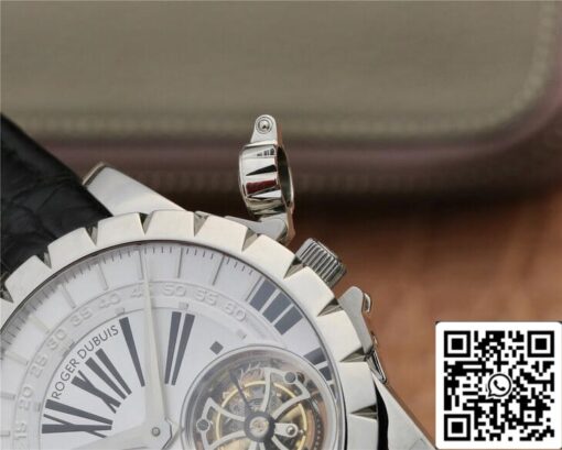 Roger Dubuis Excalibur RDDBEX0250 1:1 Best Edition JB Factory Tourbillon White Dial - 이미지 8