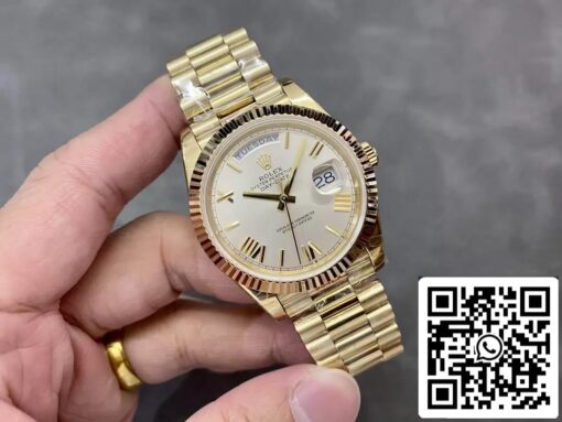 Rolex Day Date M228238-0002 1:1 Best Edition GM Factory Silver Dial V2 - 이미지 4